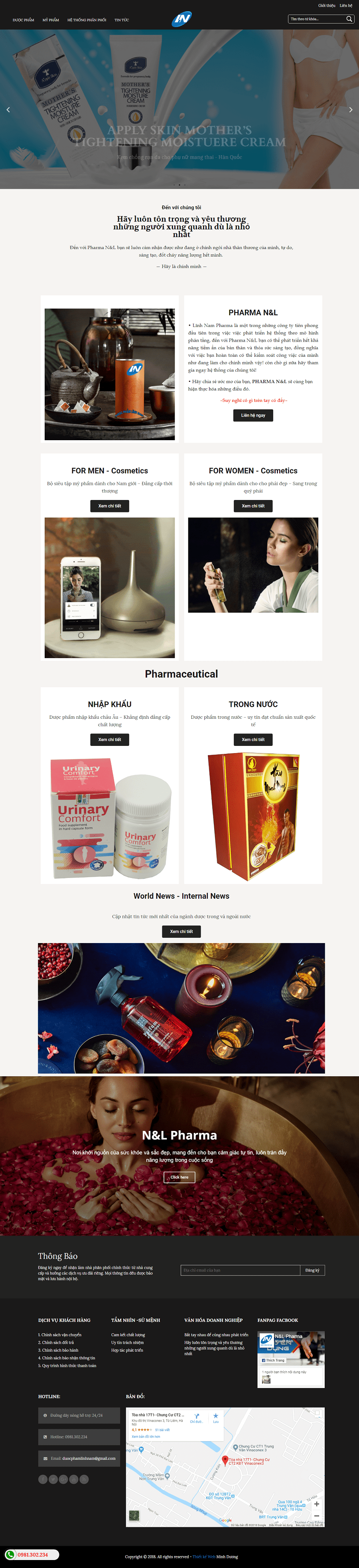 Website bán dược phẩm