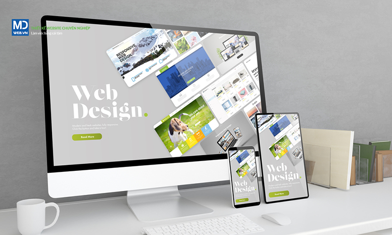 Những dịch vụ có trong dịch vụ thiết kế website trọn gói tại Minh Dương Web