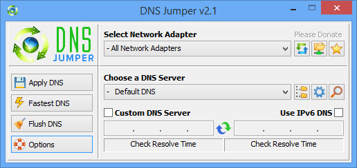 Fake IP – DNS Jumper