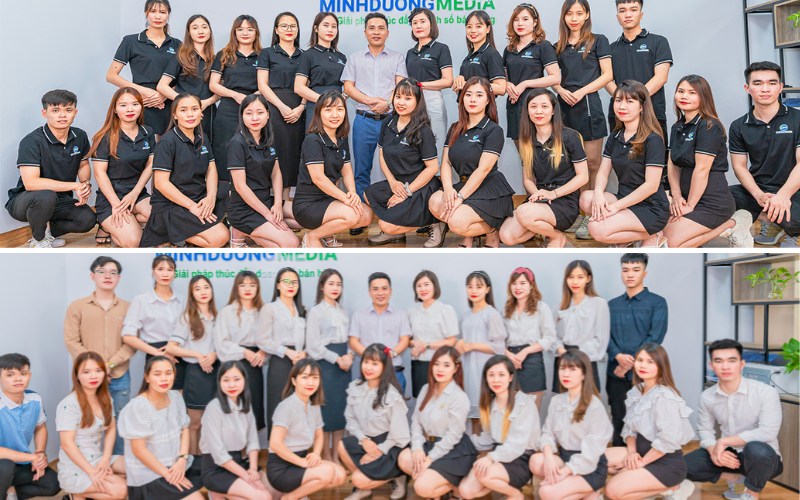 Đội ngũ Minh Dương chuyên nghiệp sáng tạo, nhiệt tình, linh hoạt, support nhanh